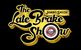 The Late Brake Show logo.