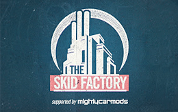 The Skid Factory logo.