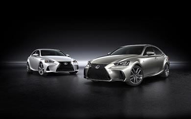 2017 Lexus IS wallpaper thumbnail.