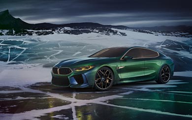 2018 BMW M8 Gran Coupe Concept wallpaper thumbnail.