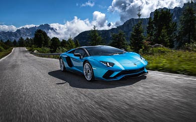 2018 Lamborghini Aventador S Roadster wallpaper thumbnail.