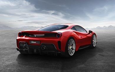 2019 Ferrari 488 Pista wallpaper thumbnail.