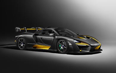 2019 McLaren Senna Carbon Theme by MSO wallpaper thumbnail.