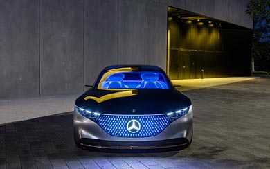 2019 Mercedes-Benz Vision EQS Concept wallpaper thumbnail.