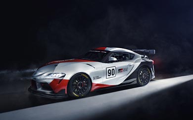 2019 Toyota GR Supra GT4 Concept wallpaper thumbnail.