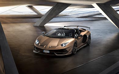 2020 Lamborghini Aventador SVJ Roadster wallpaper thumbnail.