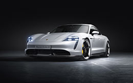 2020 Porsche Taycan Turbo wallpaper thumbnail.