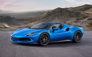 2023 Ferrari 296 GTS wallpaper thumbnail.