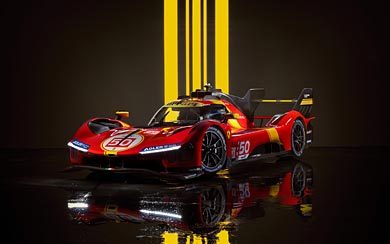 2023 Ferrari 499P wallpaper thumbnail.