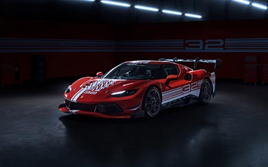 2024 Ferrari 296 Challenge wallpaper thumbnail.